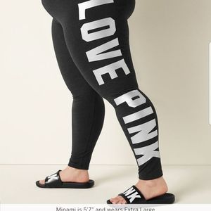 Victoria secrect high waist black /silver